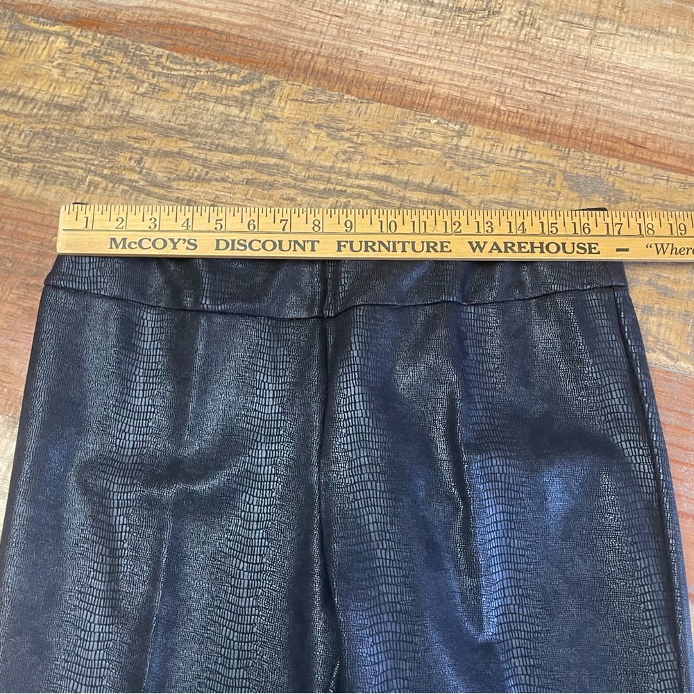 Soft Surroundings Xlp Black Snake Python Skin Fau… - image 3